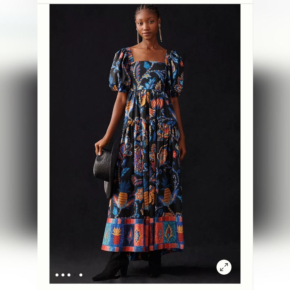 Farm Rio Maxi Dress, Size M